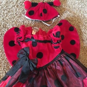 0-3 m ladybug baby girl Halloween costume